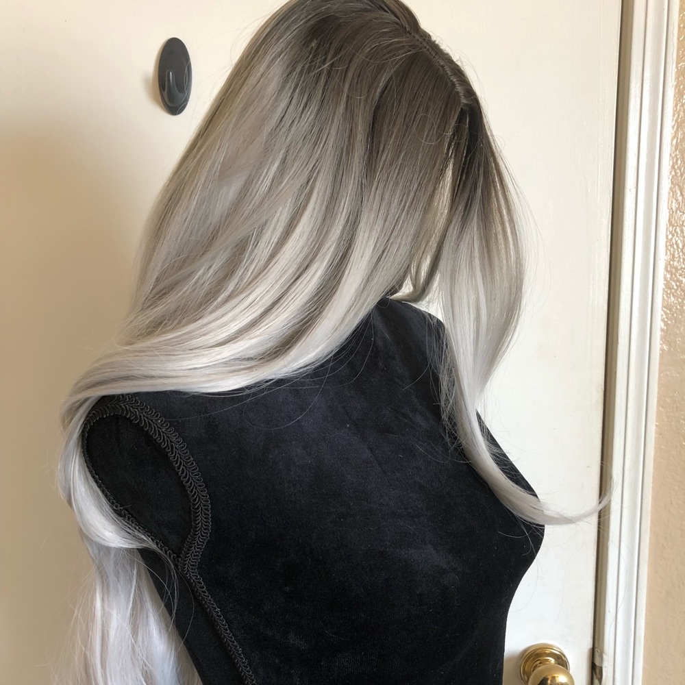 Silver Balayage Wig